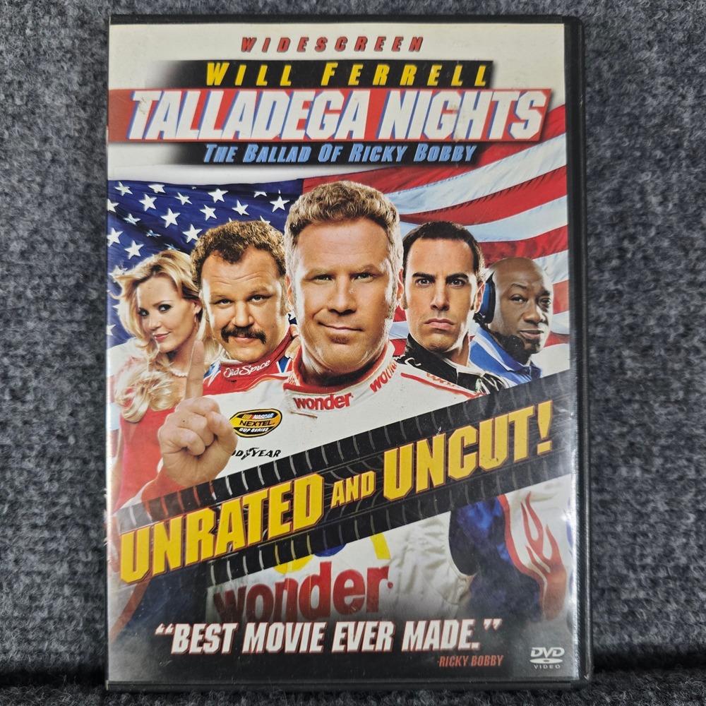 Talladega Nights The Ballad of Ricky Bobby Unrated and Uncut DVD Will Ferrell - Picture 1 of 4
